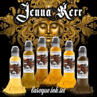 Краска World Famous Tattoo Ink Jenna Kerr's Baroque Color Set (6 пигментов)