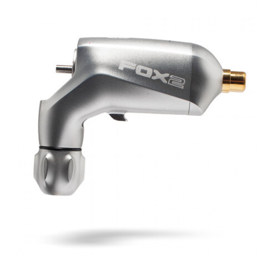 Роторная тату машинка Fox Big V2 Rotary Tattoo Machine Silver